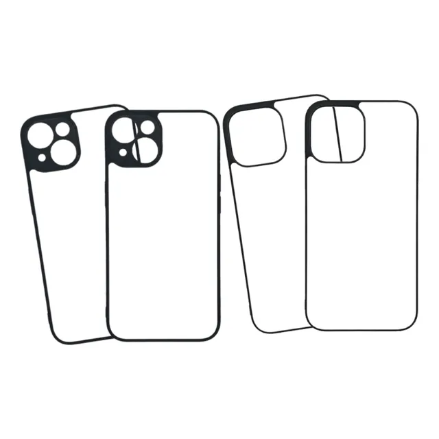 Pack10 Carcasas Para Sublimar iPhone 13 / 14 / 15