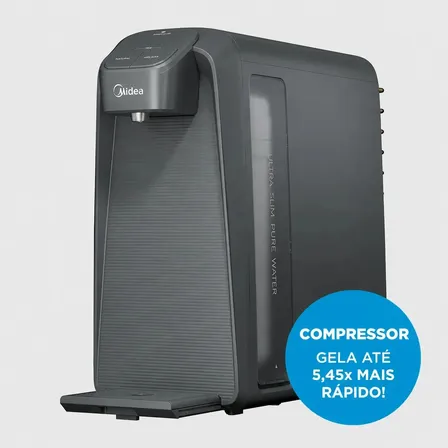 Purificador De Água Slimpure Midea Cinza Compressor