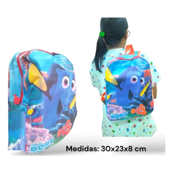Bolso Morral Escolar Deportivo Para Niñas De Dory