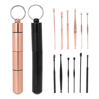 Set Inoxidable Acero Para El Removedor De La Oreja De Acero Set Inoxidable Acero Para El Removedor De La Oreja De Acero