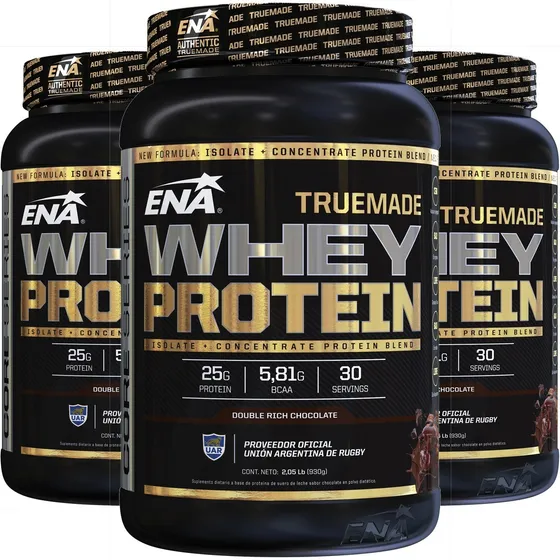 3 Kilos Pura Proteina Premium Whey Ena Crecimiento Muscular