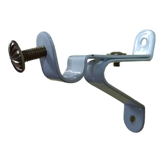 Soporte Extensible De Media Pulgada Blanco. Par