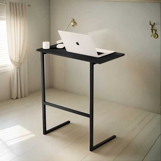 Escrivaninha Mini Industrial Notebook Quarto Home Office