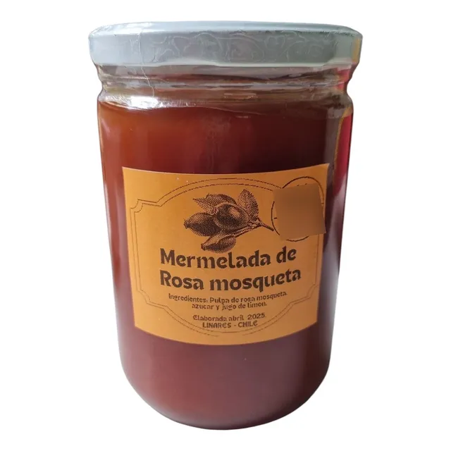 Mermelada Artesanal Rosa Mosqueta 600g Vidrio