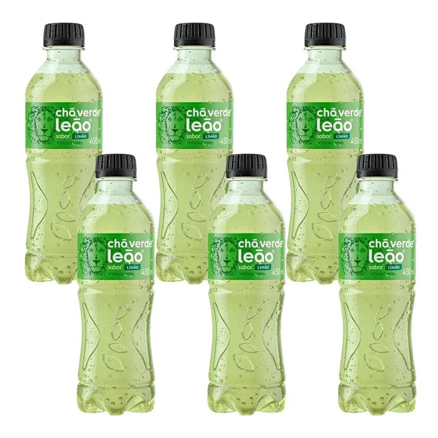 Chá Verde Leão Limão Zero 450ml - Pack Com 6 Unidades