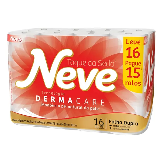 Papel Higiênico Folha Dupla Neve Leve 16 Pague 15