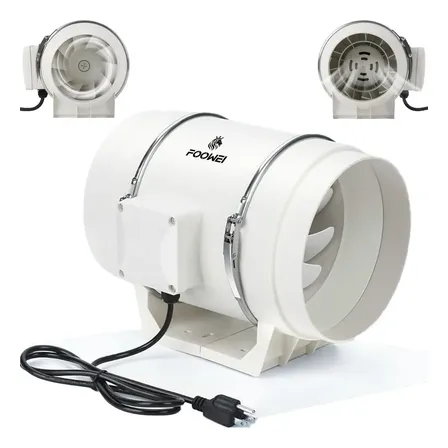 Exaustor Axial Turbo Exl 200mm Branco 130w Ventilada 220v Branco