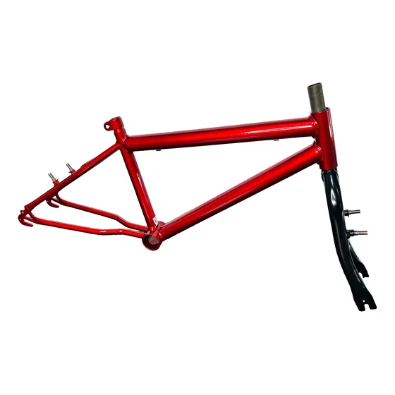 Quadro E Garfo Samy Aro 20 Vermelho P/montadinha Bh Mtb Bike