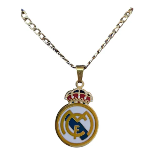 Cadena Acero Del Real Madrid 56cm De Largo