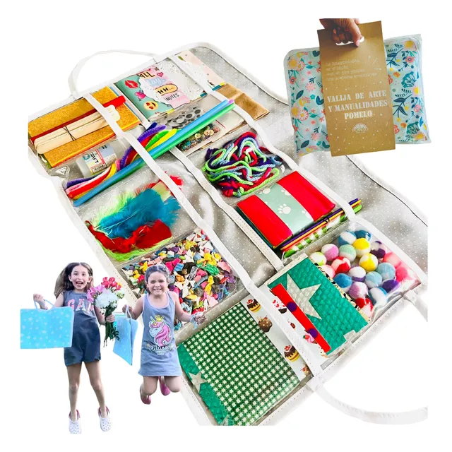 Set De Arte Y Manualidades Valija Tamaño Mediano Cumpleaños 
