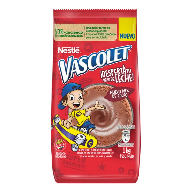 Cocoa En Polvo Vascolet 1 Kg.