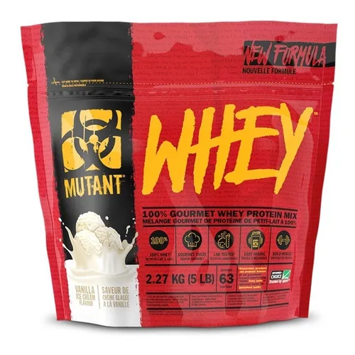 Mutant Whey 10 Lb, Whey Protein, Proteína Suero Concentrado Sabor Vanilla Ice Cream (10 Lbs)
