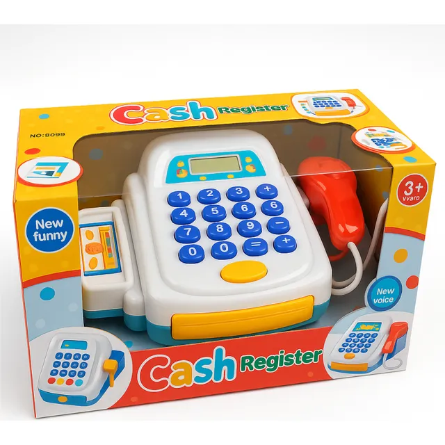 Caja Registradora Juguete Kaidilong Infantil Colores Sonidos