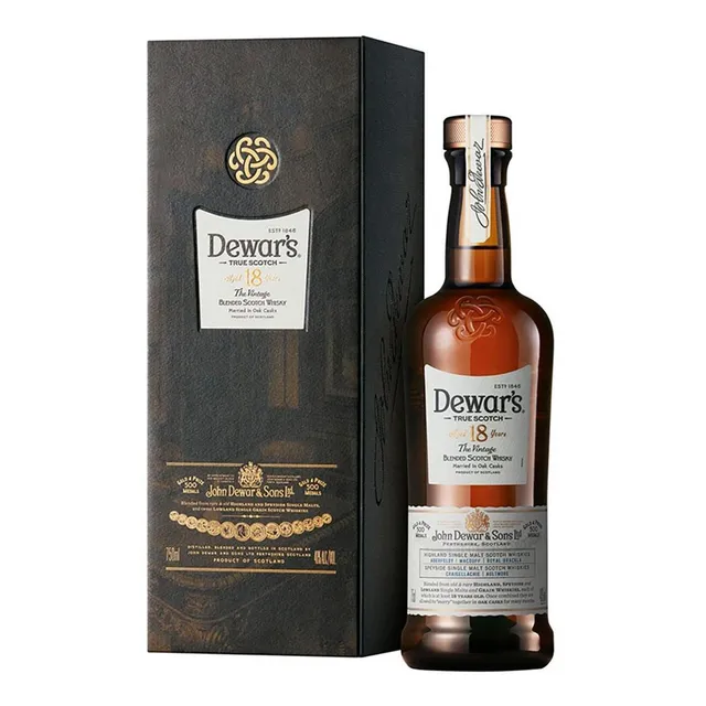 Whisky Dewars 18 Años 750 Ml