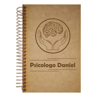 Libreta Personalizada Psicologo(a) Con Pastas De Mdf Libreta Personalizada Psicologo(a) Con Pastas De Mdf