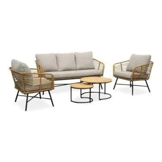 Juego Mimbre Natural O Rattan Sintético