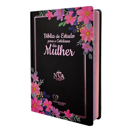 Livro Biblia De Estudo Para O Cotidiano Da Mulher Nva Capa Dura - Preta, De João Ferreira De Almeida, Vol. Único. Editora Casa Publicadora Paulista, Capa Dura (2025)