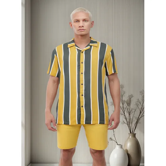 Bermuda Hombre Seven  Amarillo Viscosa 45100621-10153