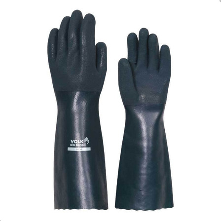 Luva De Pvc Borracha Cano Longo Verde 46cm Verde Ca - Tam G Luva De Pvc Borracha Cano Longo Verde 46cm Verde Ca - Tam G