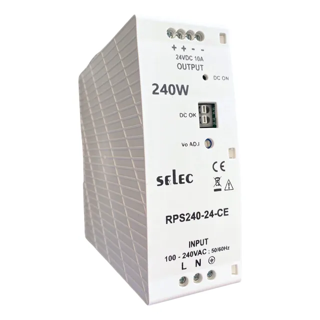 Fuente De Poder 1 Fase 240 Watts 24vdc Riel Din