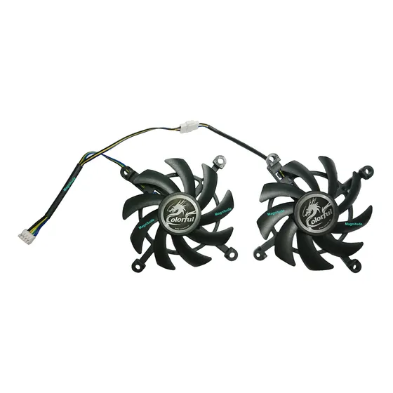 Dual Fan Cooler Para Yeston Rx 6500 / 6600 Xt Gaea