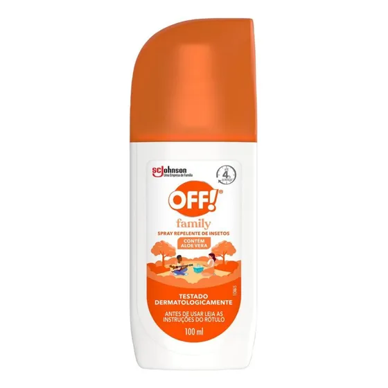 Repelente De Insetos Off! Spray Family 100ml