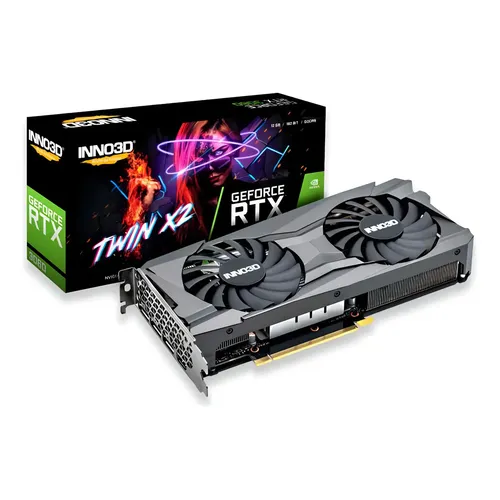 Placa De Video Inno3d Geforce Rtx 4060 Ti Twin X2 Oc 16gb
