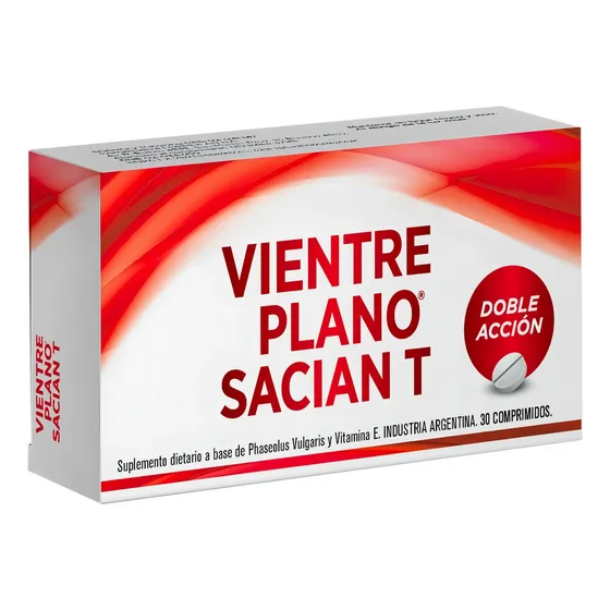 Vientre Plano Sacian T Doble Acción Bloquea Hidratos 30c