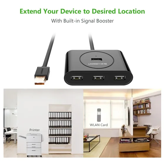 Ugreen Cable Extension Usb 2.0 Concentrador Repetidor Activo