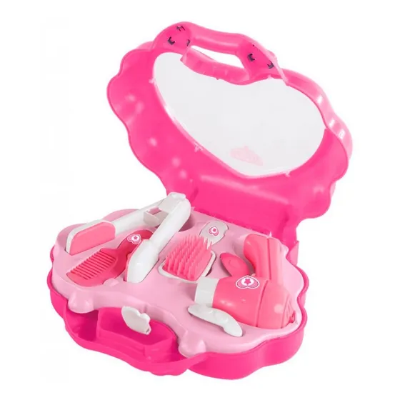 Set Peluqueria Infantil Corazon Coqueto Art318 Tateti