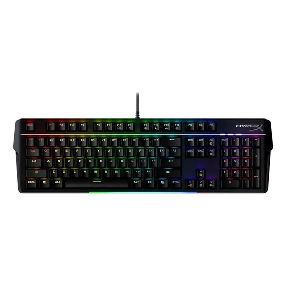 Teclado Mecânico Gamer HyperX Alloy MKW100 RGB Switch Red Full SizeB, US, Preto - 4P5E1AA