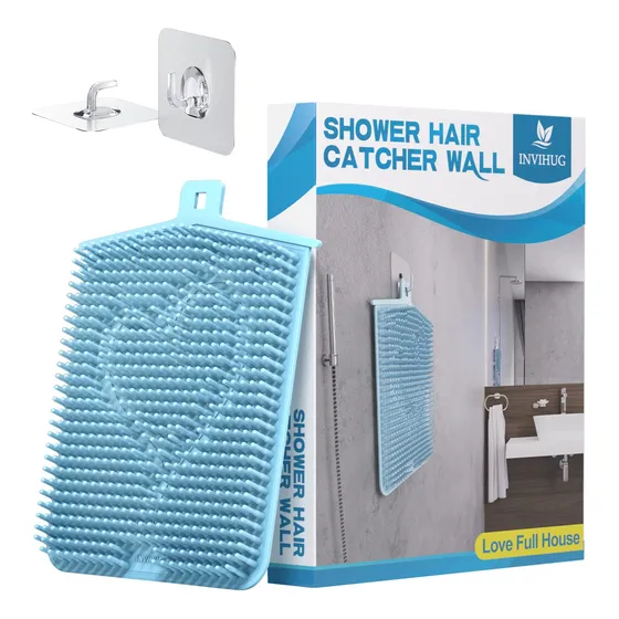 Invihug Recogedor Pelo Para Ducha Pared Desagã¼e Love Casa