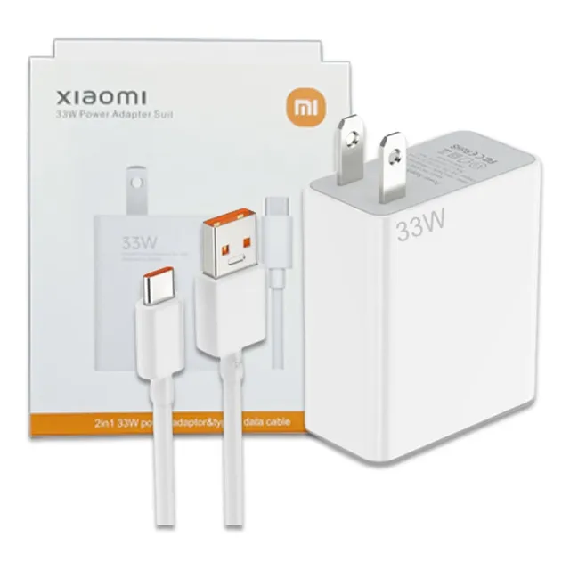Cargador Xiaomi Original Tipo C Carga Rapida 33w Type C