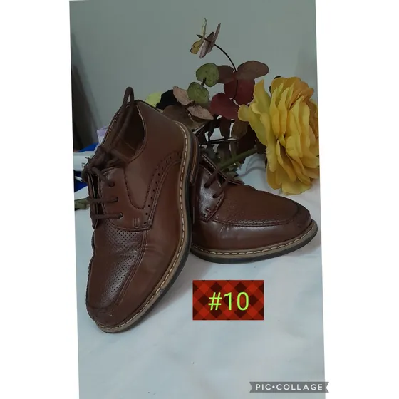 Zapato De Cuero Para Niño. #27usados, Cómo Nuevo.