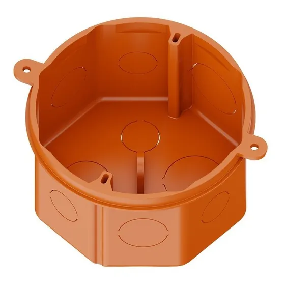 Caixa De Luz 4x4 Octagonal Laranja Fundo Móvel Tigre 