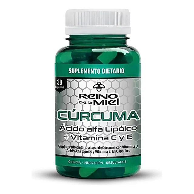 Cúrcuma + Vitamina C + E Reino Depuración Hepática 30caps