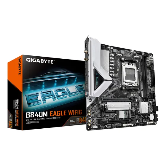 Tarjeta Madre B840m Eagle Wifi6, Ddr5, Pcie 4.0, 128gb