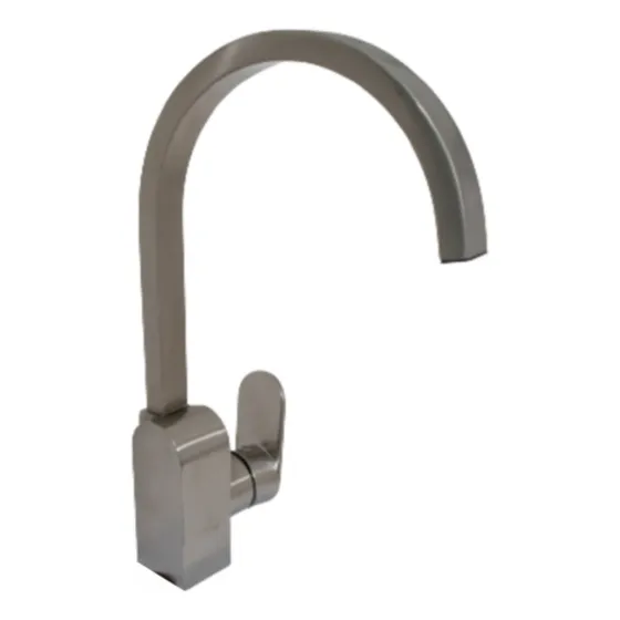 Mezcladora Monomando Para Fregadero Satinada Z200s Dinasty