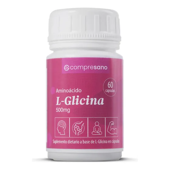 Aminoácido Glicina 500mg Capsulas