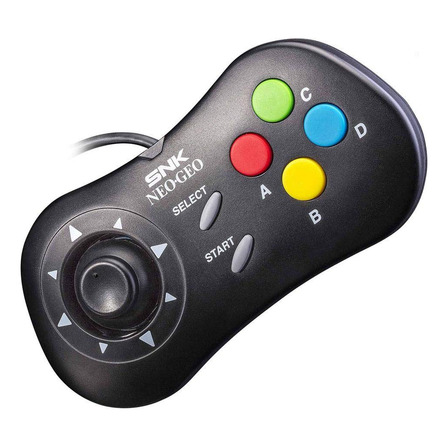 Joystick Neo Geo Mini Pad - Original Snk Usb-c Pc / Neo-geo Negro Joystick Neo Geo Mini Pad - Original Snk Usb-c Pc / Neo-geo Negro