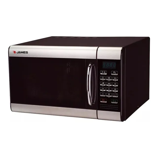 Horno Microondas James 31 L Grill Inoxidable Y Negro Dimm
