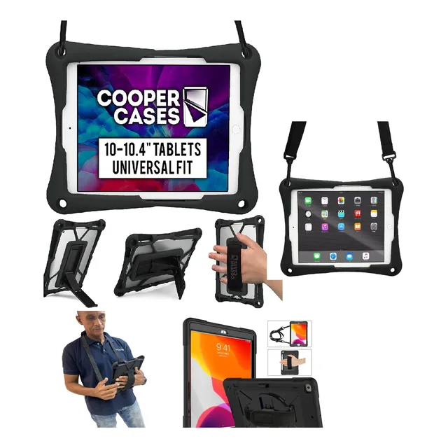 Forro Holder Tablet 10 Pulgadas Correa Hombros Pedestal 