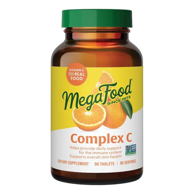 Complejo De Vitamina C Megafood 90 Tabletas