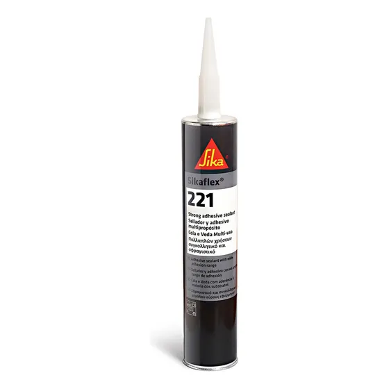Sellador Adhesivo Multiuso Sika Sikaflex-221 300ml Color Blanco