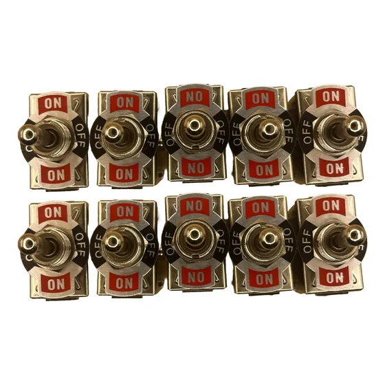 Interruptor C. De Rata On-off-on 2p+2t Inestable C5r23b 10pz