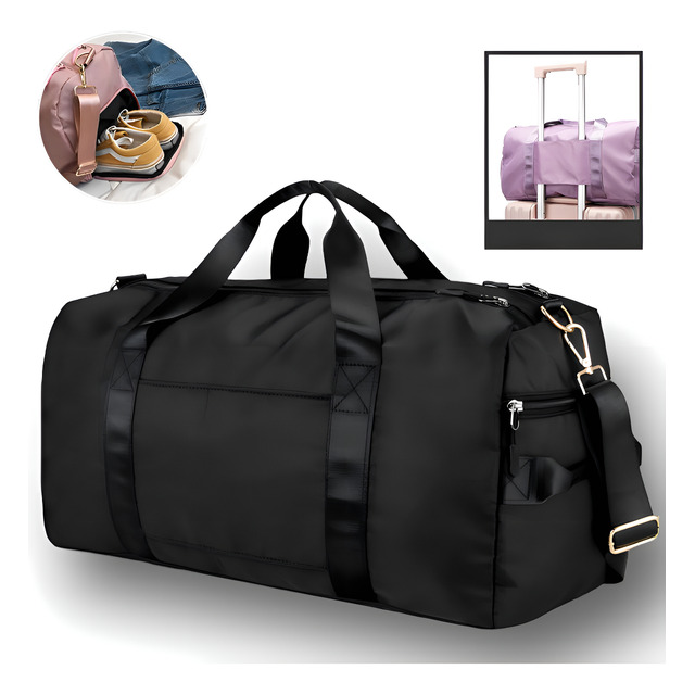 Gs Urban Bolsa Mala De MĂŁo Feminina E Masculina Para Viagem Academia Cor Preto Gs Urban Bolsa Mala De MĂŁo Feminina E Masculina Para Viagem Academia Cor Preto