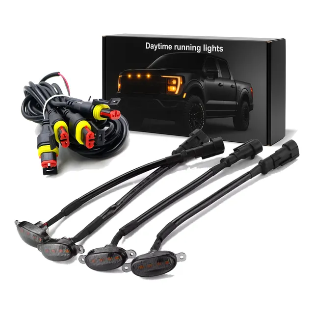 Luz Led Para Parrilla Camioneta Ford Raptor Ram Hilux Ranger