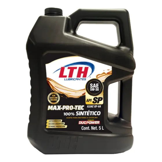 20 Litros Aceite Motor Sintetico 5w30 Gf-5 Max Pro Tec Lth