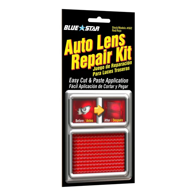 Kit De Reparación Focos Vehículos Trizados Color Rojo