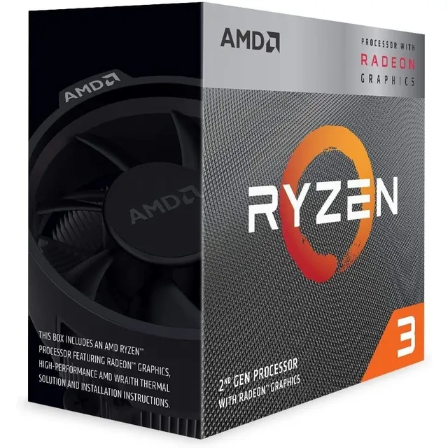 Procesador Amd Ryzen 3 3200g 4.0ghz Am4 Con Radeon Vega 8